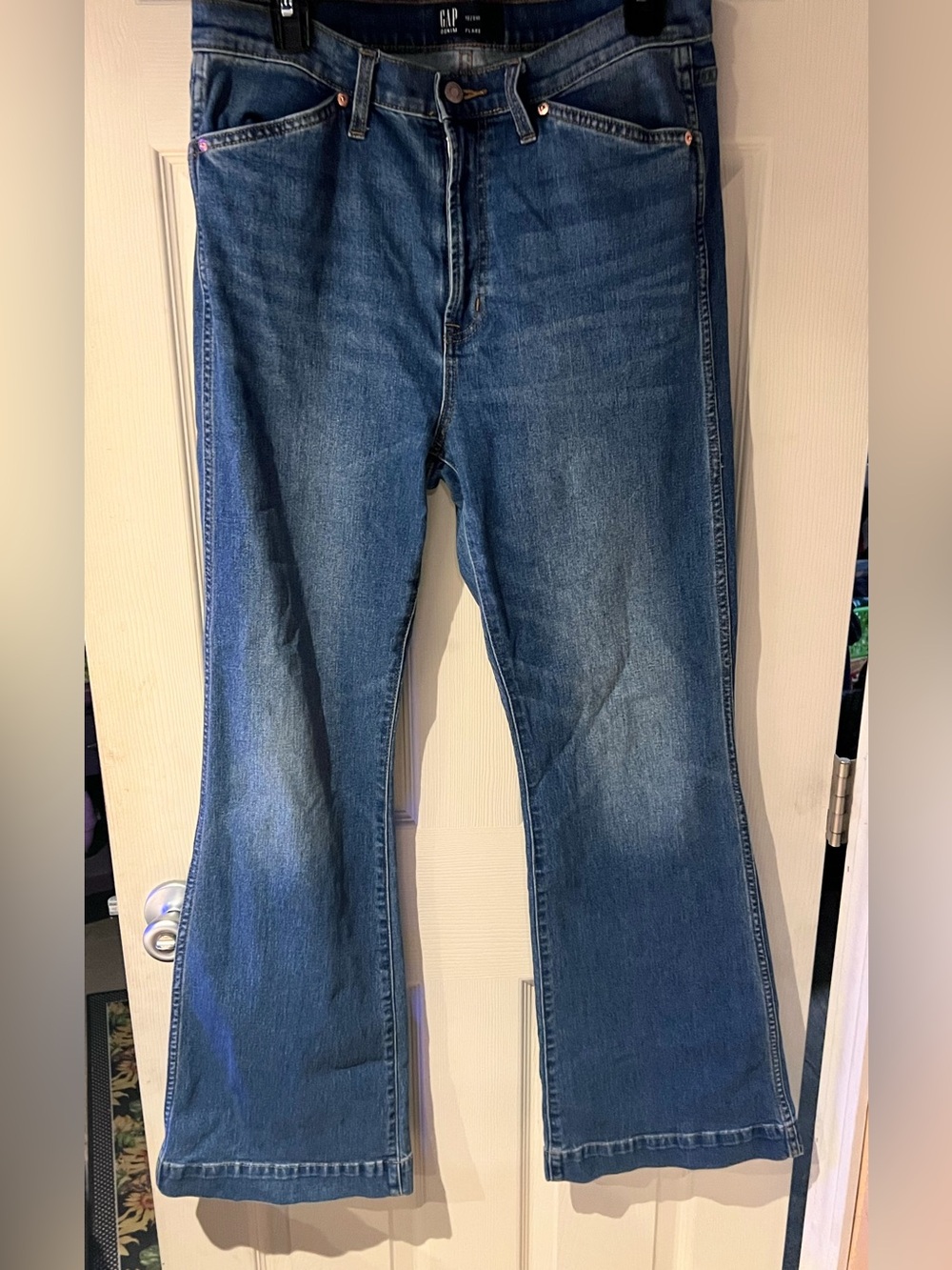 GAP Women's Medium Blue Flare Jeans